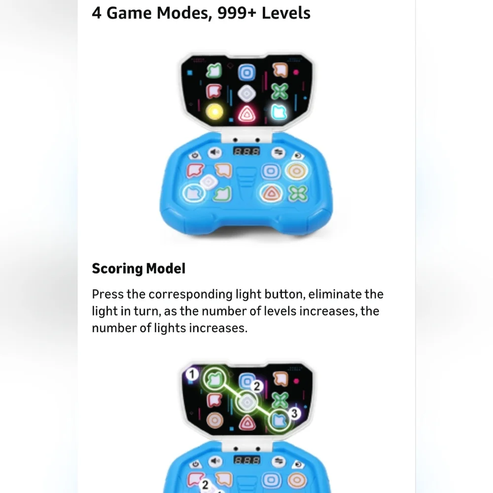 Blue Handheld Sensory Fidget Toys for Kids‎ 8-12, Boys & Girl ADHD